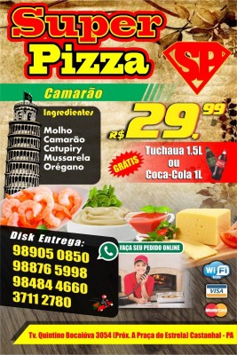 Pizza de camarão