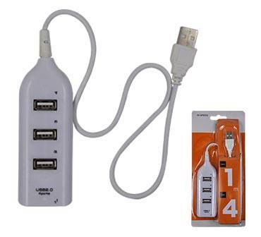 HUB 4 PORTAS USB 2.0 HI-SPEED JARRA MB4014