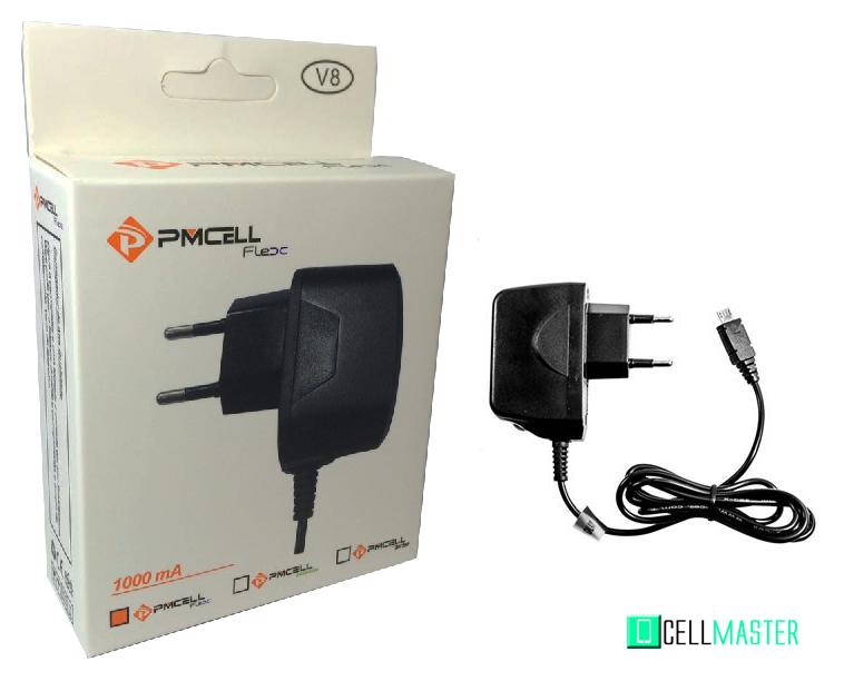 CARREGADOR V8 PMCELL NA CAIXA