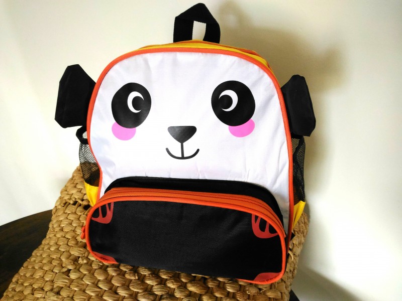 MOCHILA INFANTIL ANIMAIS ZOO BICHO PANDA