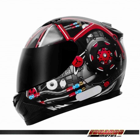 Capacete MT Helmets Blade Monster Engine Carbon