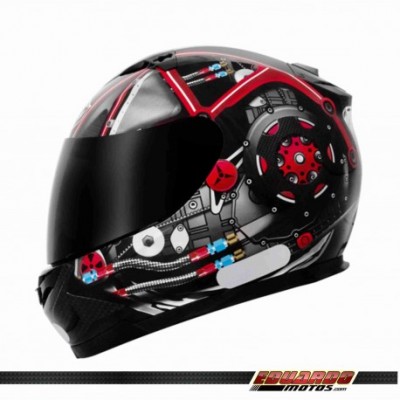 Capacete MT Helmets Blade Monster Engine Carbon