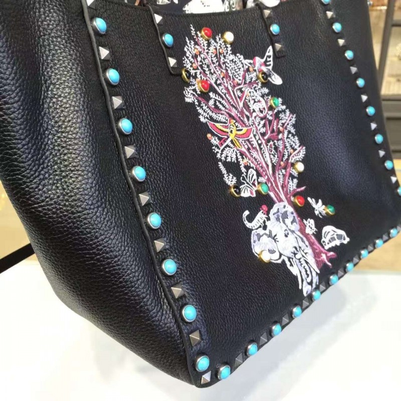 Valentino Spike Blue Print
