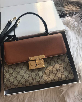 GC Padlock Monogram Tote