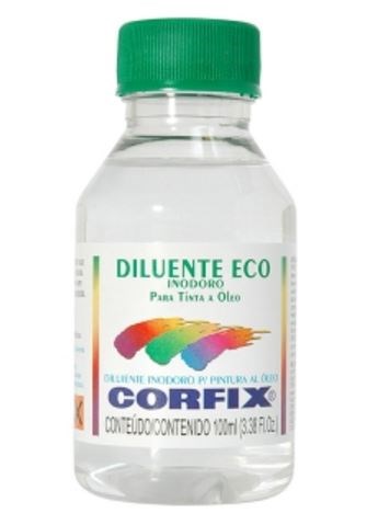 Diluente Eco (baixo odor), 100mL - Corfix