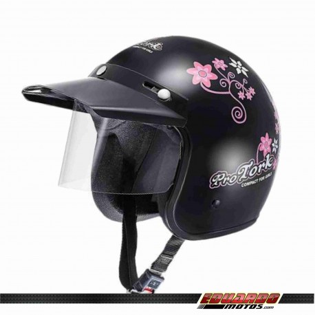 Capacete Pro Tork Liberty Compact For Girls Preto