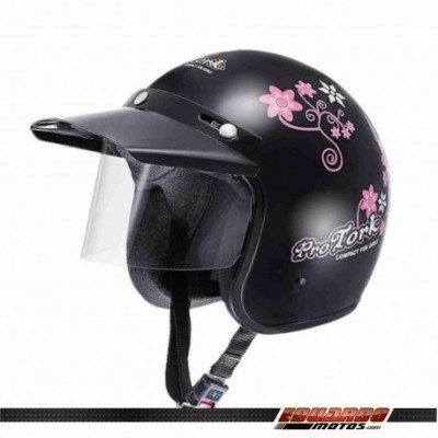 Capacete Pro Tork Liberty Compact For Girls Preto
