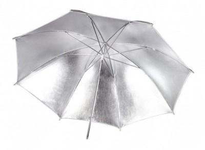 Guarda-Chuva Godox UB-001 Branco e Prata de 84Cm
