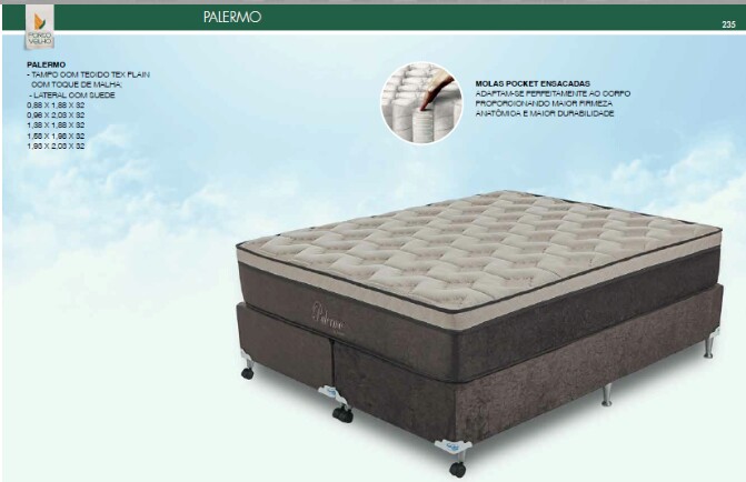 Cama box completa Palermo Casal
