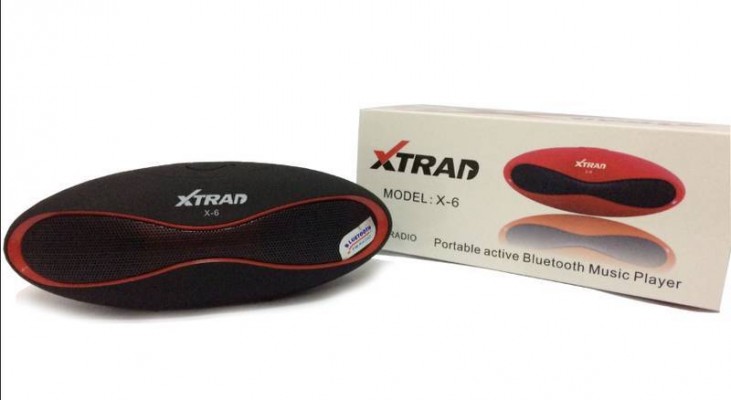 CAIXA DE SOM BUETOOTH OVAL PEQUENA X-6