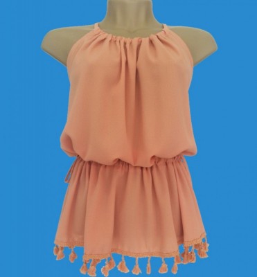 Blusa Ajustável de Franja