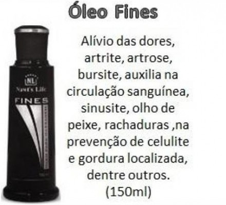 Óleo FINES -  Óleo para massagens Nawts Life - KIT com 02 unidades