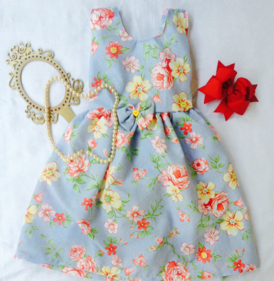VESTIDO INF SOCIAL TRICOLINE