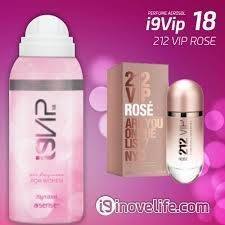 Perfume 212 Vip Rosé (Carolina Herrera) Aerossol i9Vip 18