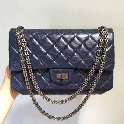 Chanel Reissue Azul Marinho 28cm