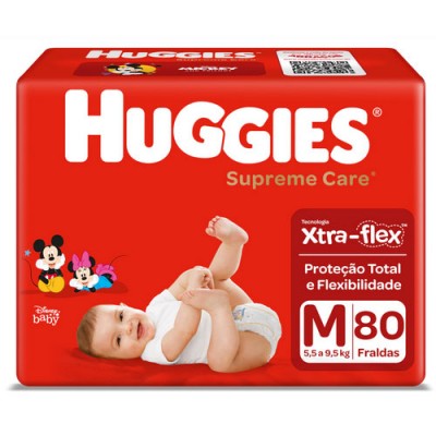 Fralda Huggies Supreme Care M