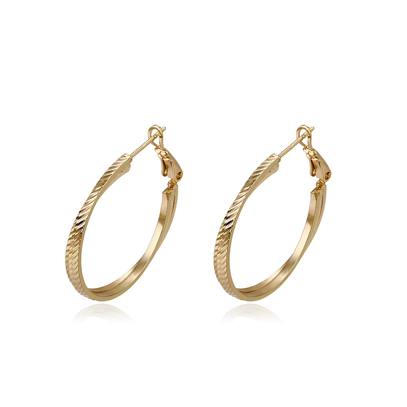 BRINCO ARGOLA FOLHEADO OURO-93432