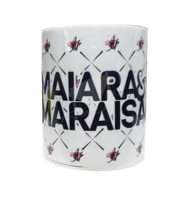 Caneca branca Exclusiva Maiara & Maraisa