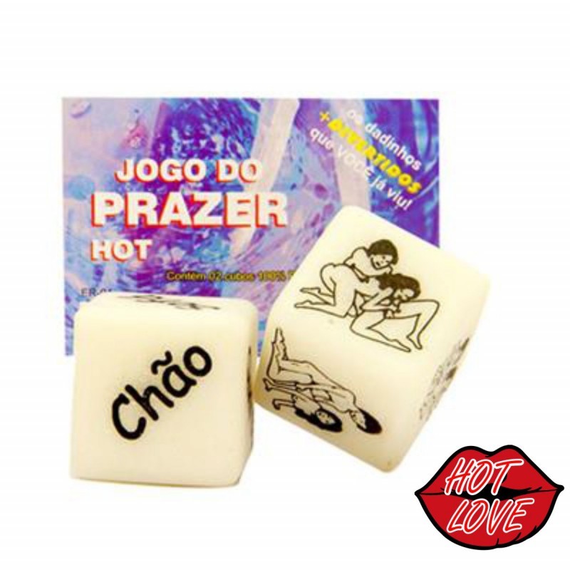 Jogo do Prazer Hot Brilha no Escuro Diversão ao Cubo