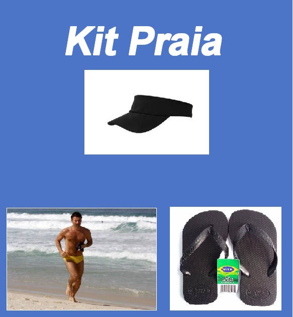 LANÇAMENTO - Sunga Moda Praia *MASH Moderna e Colorida + PAR DE CHINELOS + VISEIRA