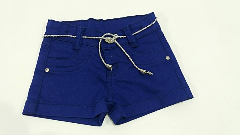SHORTS JEANS AZUL BIC C/CORDAO COD 65108