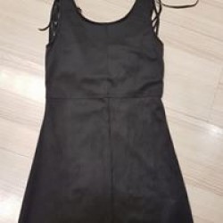 VESTIDO SUEDE BLACK