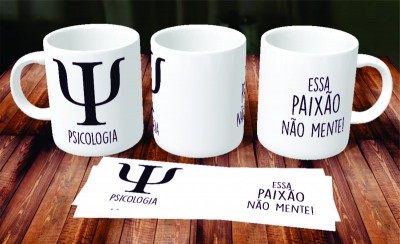 Caneca de Porcelana Psicologia