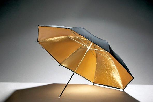 Guarda-Chuva Godox UB-003 Preto e Ouro de 101cm