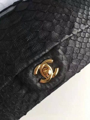 Chanel Python 20cm Black Consulte outras cores e tamanhos