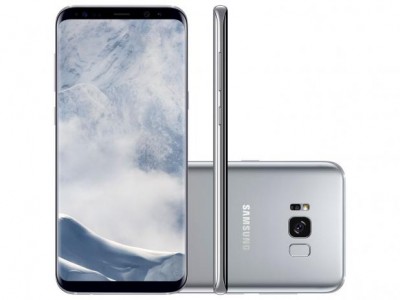 Smartphone Samsung Galaxy S8+ 64GB Prata Dual Chip - 4G Câm. 12MP + Selfie 8MP Tela 6.2” Quad HD