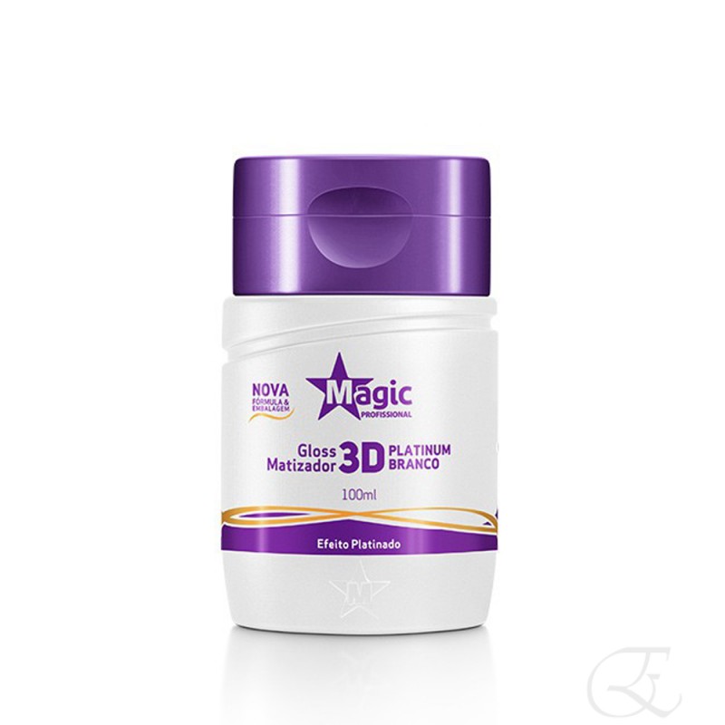 Gloss Matizador 3D Platinum Branco - 100ml