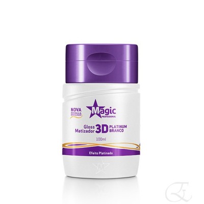Gloss Matizador 3D Platinum Branco - 100ml