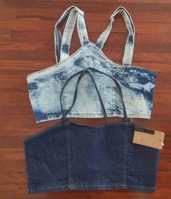 Cropped jeans claro, P/M