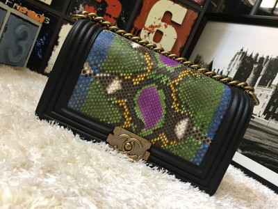 Chanel Leboy Python Colors