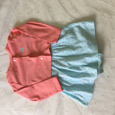 Vestido com bolero - Tam 9 M