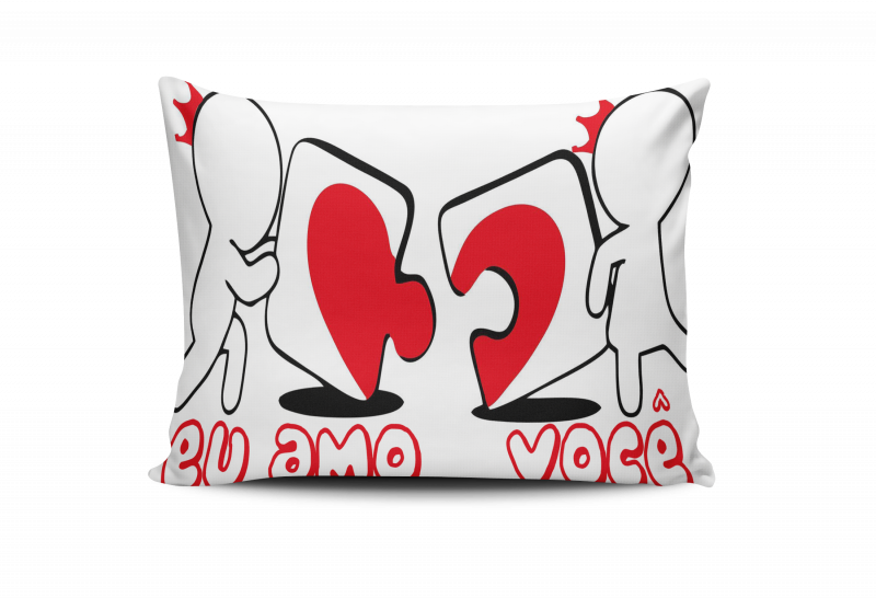 almofada amo vc