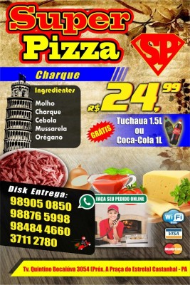 Pizza de charque