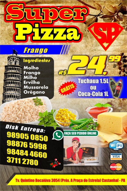 Pizza de frango