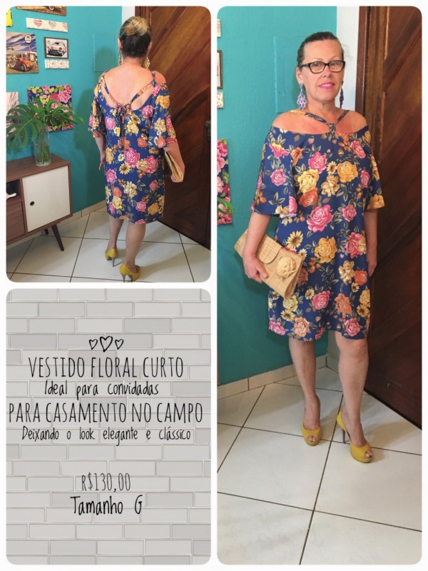 Vestido Floral Curto