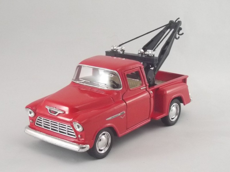 Pick up Chevy Stepside 1955 Guincho Vermelha
