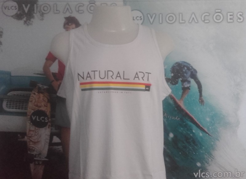 Camisa Regata Natural Art