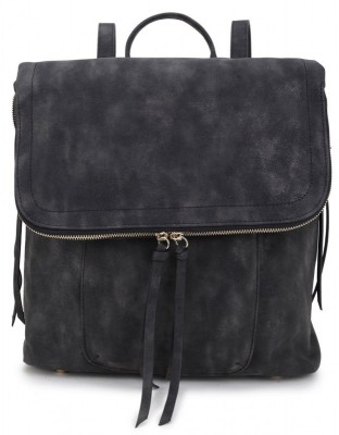 Mochila de Nobuck Preta