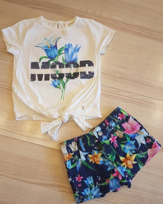 CONJUNTO BLUSA E SHORT