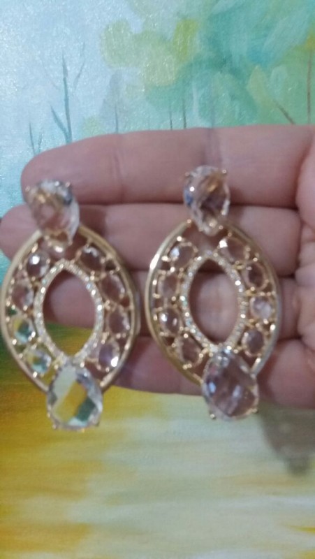 Brincos Gotas de Cristal