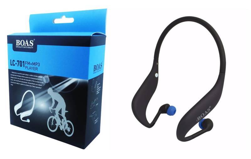 FONE BLUETOOTH SPORTE FM + MP3 PLAYER NA CAIXA LC-701