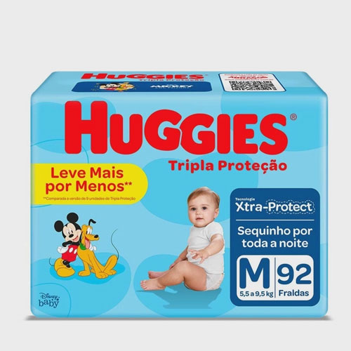 Fralda Big tripla proteção - Huggies - M