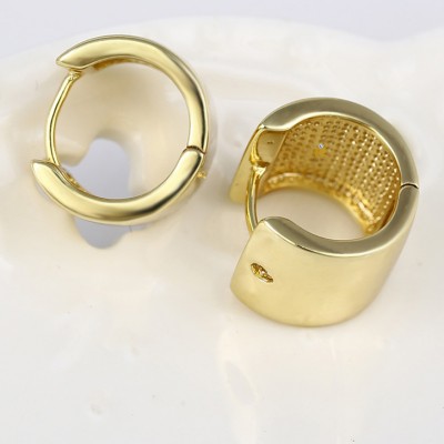 BRINCO ARGOLA FOLHEADO OURO-93104