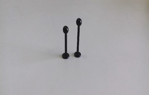 Piercing Labret Aço Cirúrgico Anodizado (Unidade) [30% OFF!]