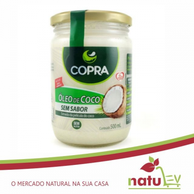 Óleo de Coco Copra 500ml - Sem Sabor