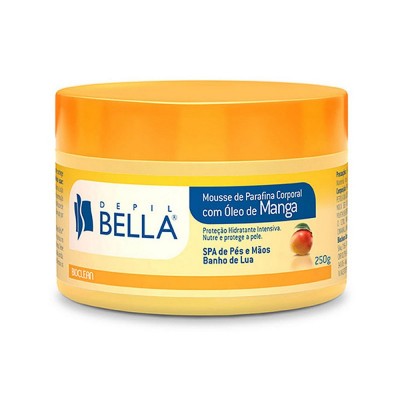 DEPIL BELLA | Mousse de Parafina com óleo de Manga | 250g